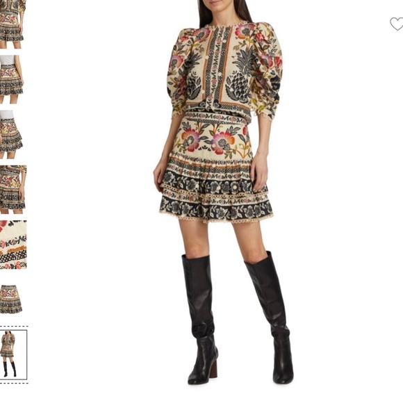 Farm Rio Romantic Garden Summer Set - M skirt L top - Picture 2 of 11